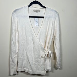 NEW White loft sweater size medium